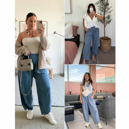 ComfyChic Wide Leg Casual Sweatpants
