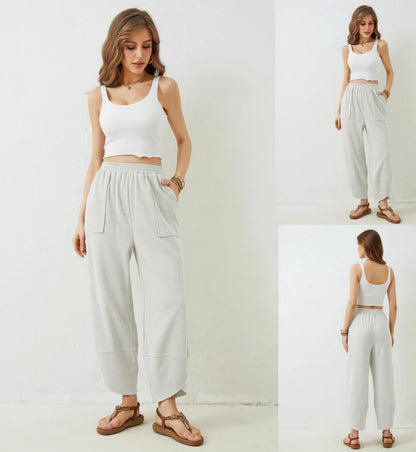 ComfyChic Wide Leg Casual Sweatpants